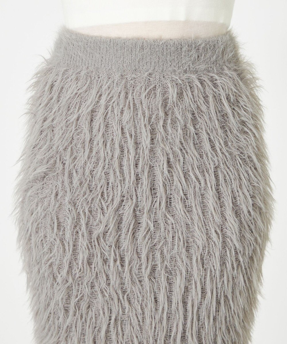 NAVE 【ReNAVE・洗える】メルティーシャギーニット スカート 