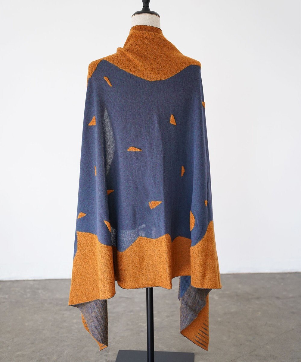 nitorito 【UNISEX】mountain&moon 山と月モチーフ柄 ストール 