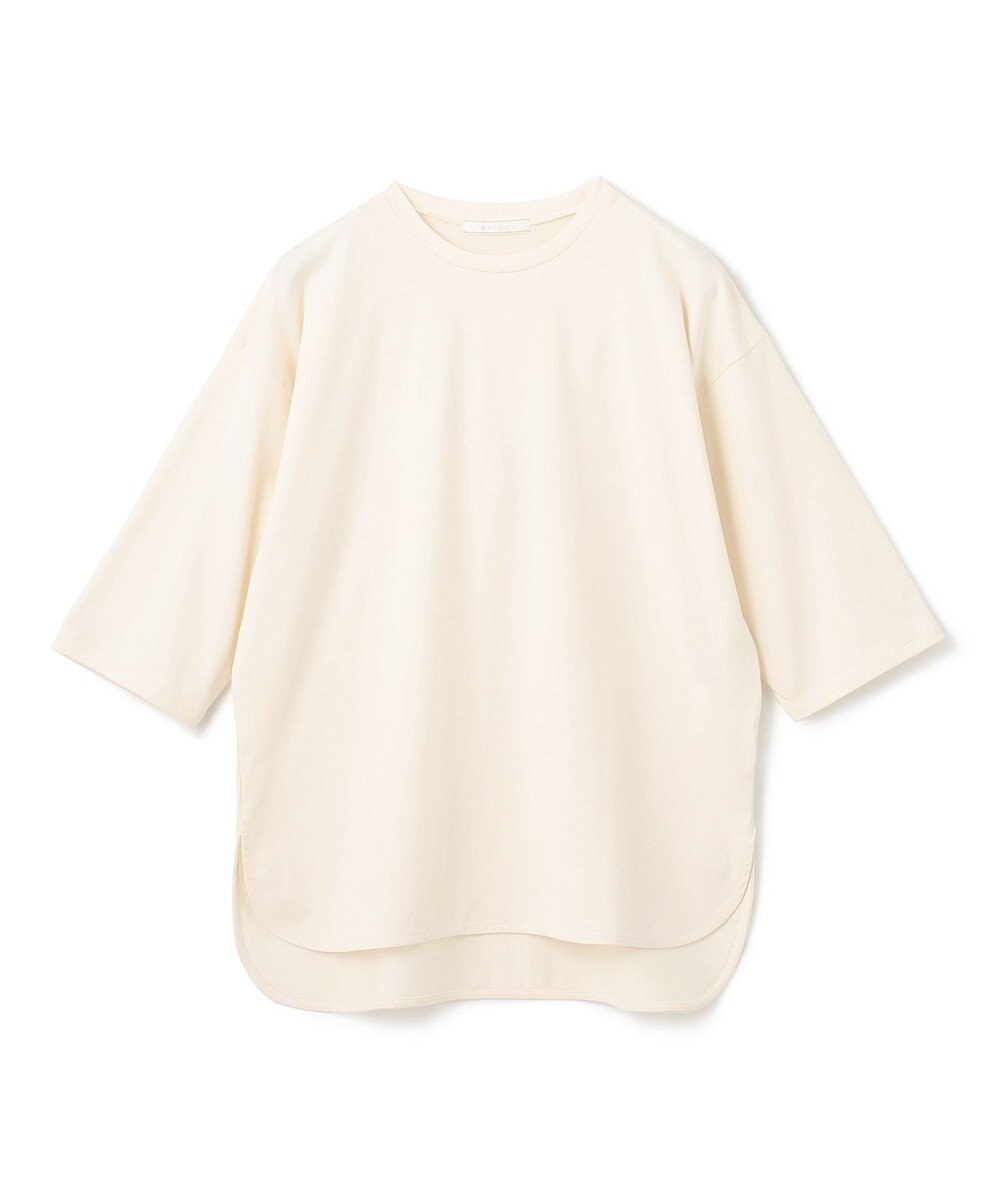 BEIGE， 【BEIGEecru/WEB限定・洗える】JERSEY STITCH / コットンオーバーサイズトップス 