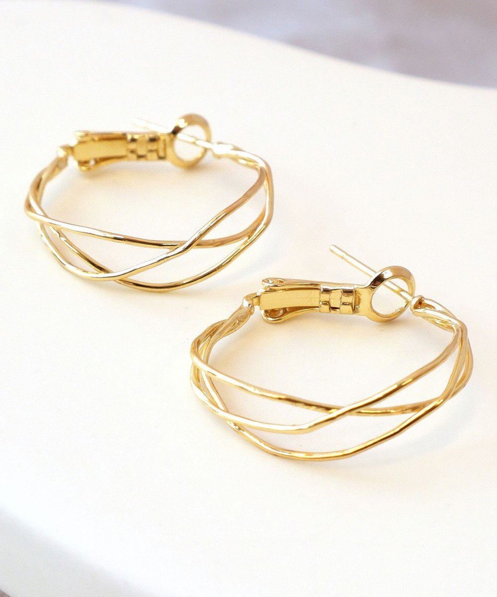 Tiaclasse 【金属アレルギー対応】　ワイヤーフープピアス 
