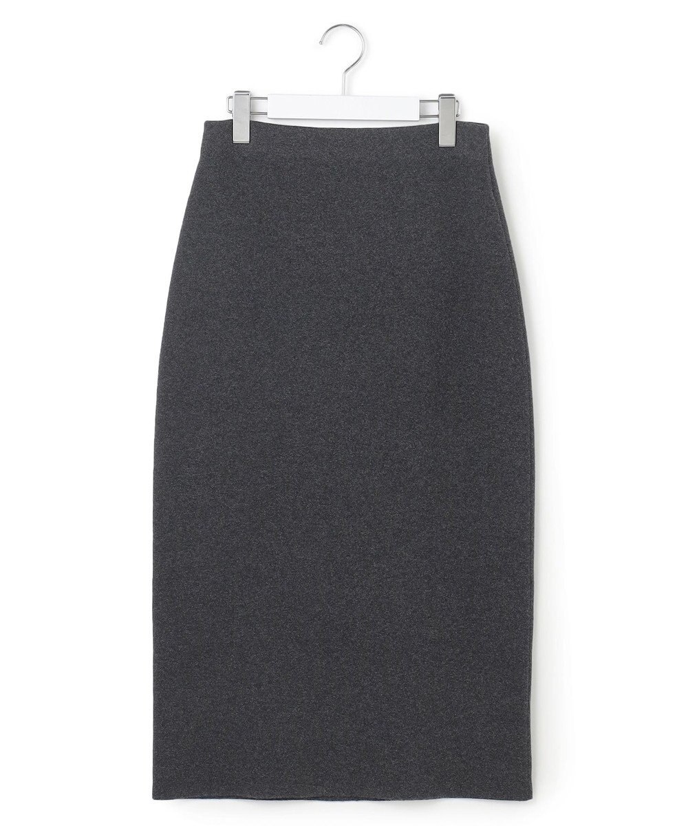 23区 S 【洗える】カシミヤブレンド Iライン ニットスカート 