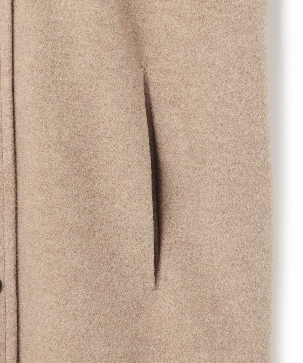 BEIGE， 【VERY NaVY12月号掲載】LABBOCK / ウール混ラグランステンカラーコート 