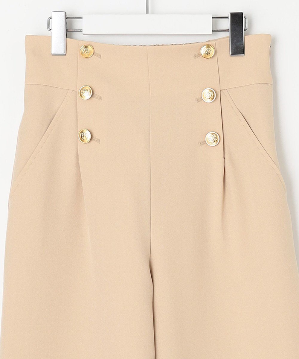 Feroux 【洗える】ハイウエストマリン パンツ 