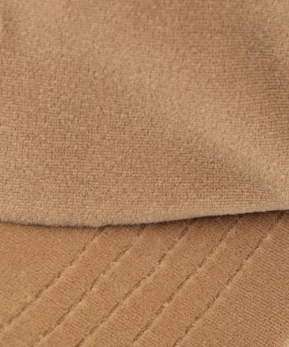 TOCCA 【防臭・吸水速乾・UVカット・サイズ調整可・リボン取り外し可】VELVET LOGOCAP キャップ 