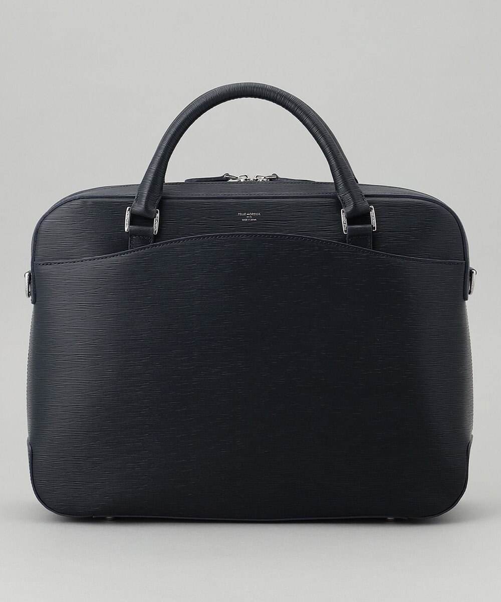 GOTAIRIKU 日本製【PELLE MORBIDA】型押しレザー ブリーフバッグ 