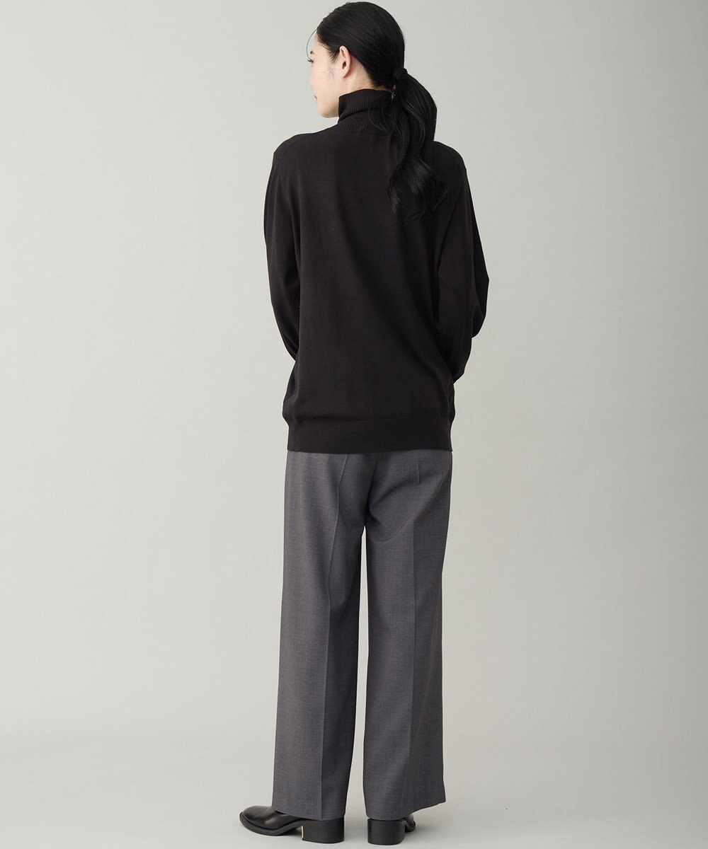 UNFILO MENS 【男女兼用】ソフトサーモ アンチピリングニット タートルネック 