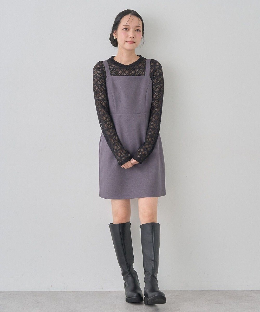 earth music&ecology フラワーレースプルオーバー 