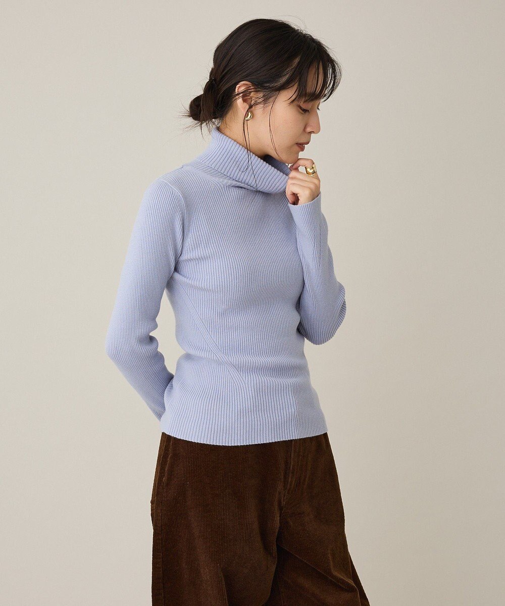 CRAFT STANDARD BOUTIQUE リブタートルニットプルオーバー 