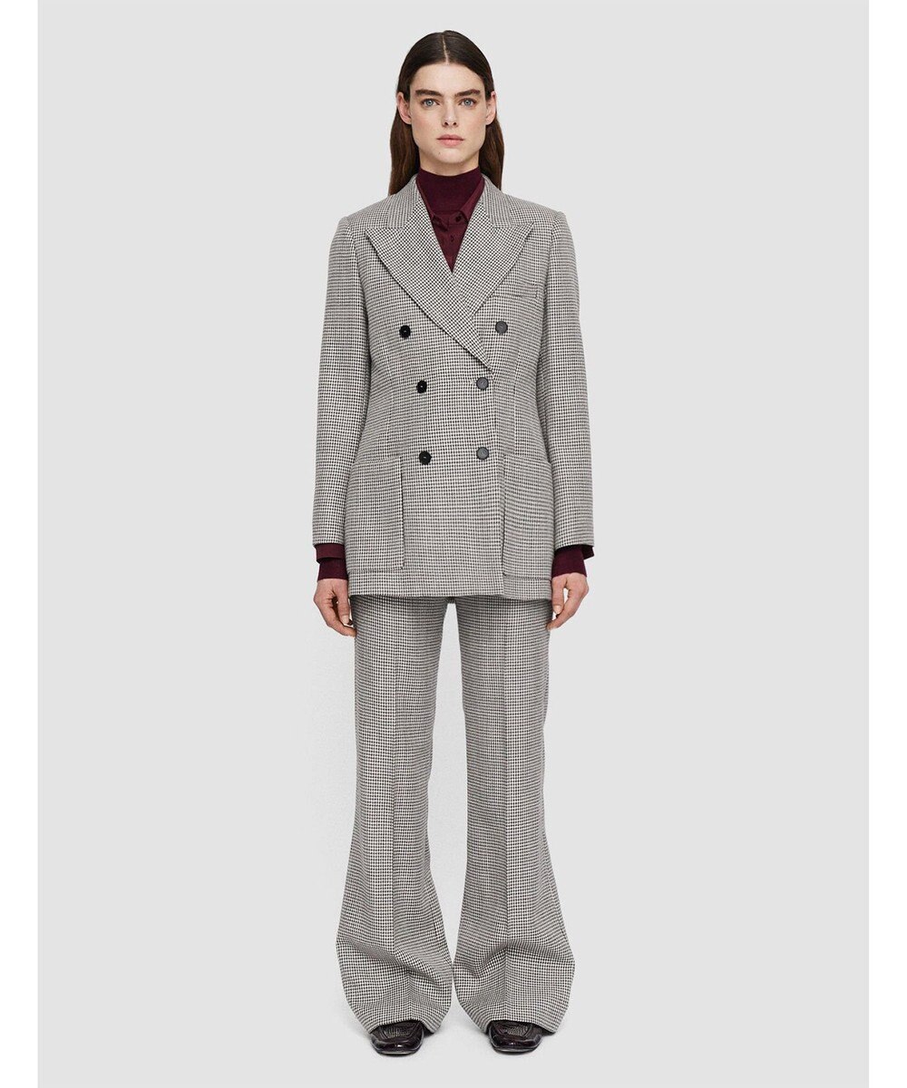 JOSEPH フルイドムリネ　ダブルブレステッドジャケット 