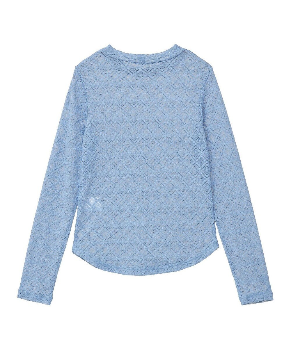 earth music&ecology フラワーレースプルオーバー 