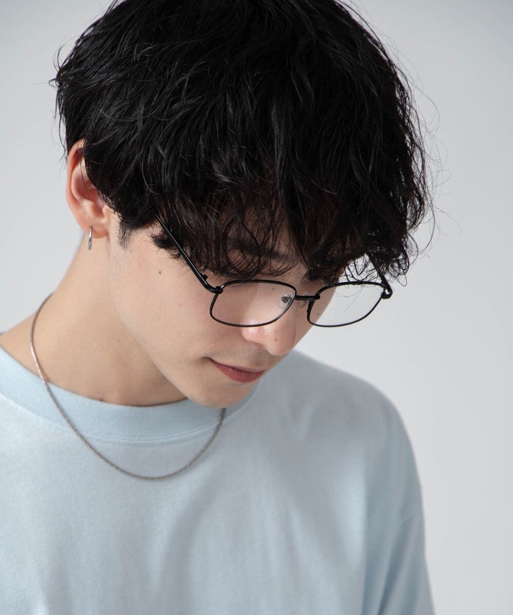 WEGO メタルフレームクリアアイウェア 