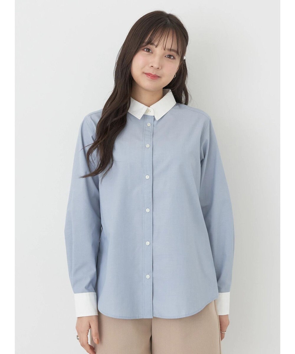 earth music&ecology クレリックシャツ 