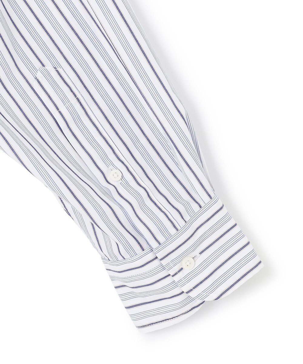J.PRESS YORK STREET 【UNISEX】バンドカラー　ストライプシャツ 