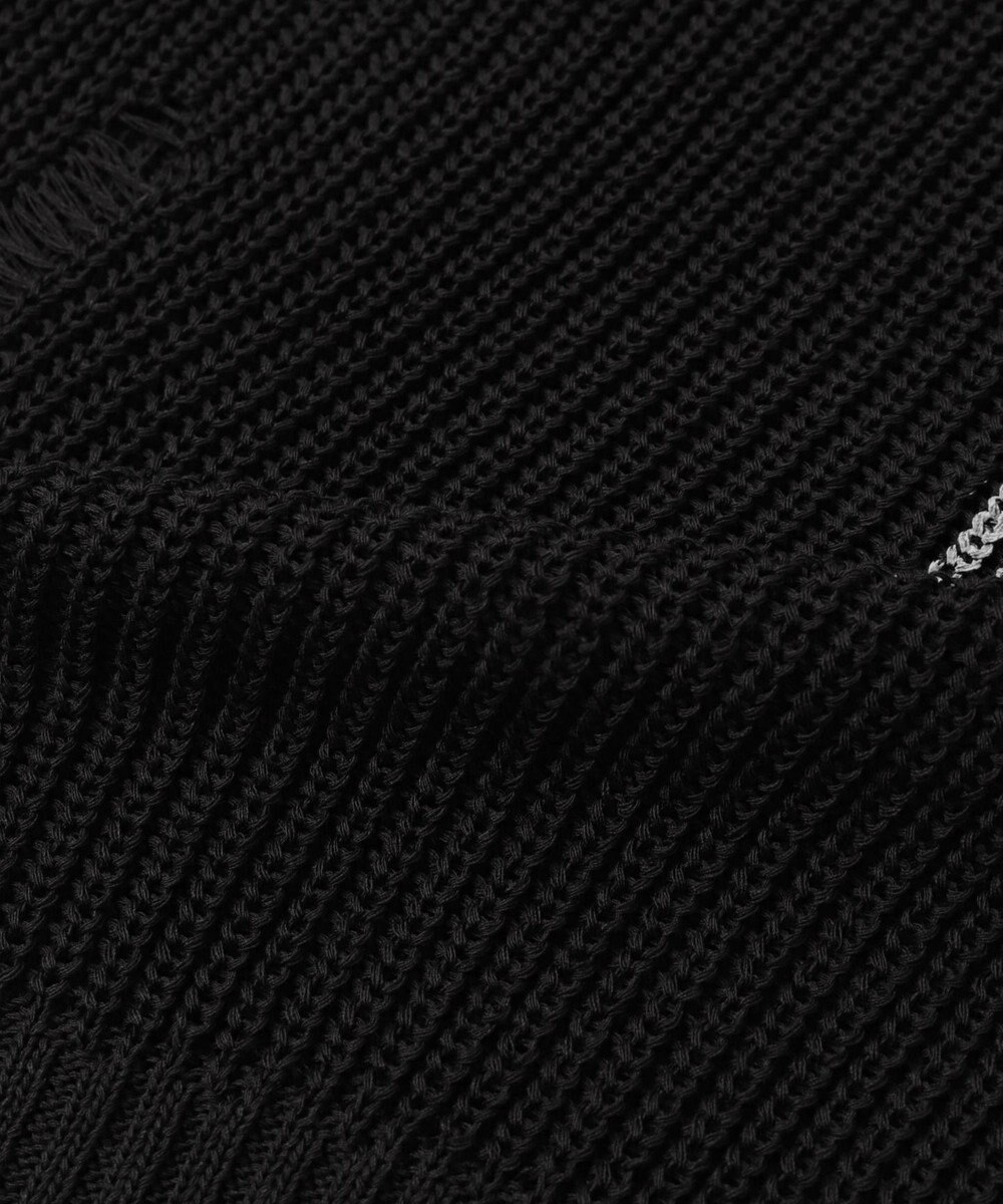 WEGO グラフィックダメージニットプルオーバー 