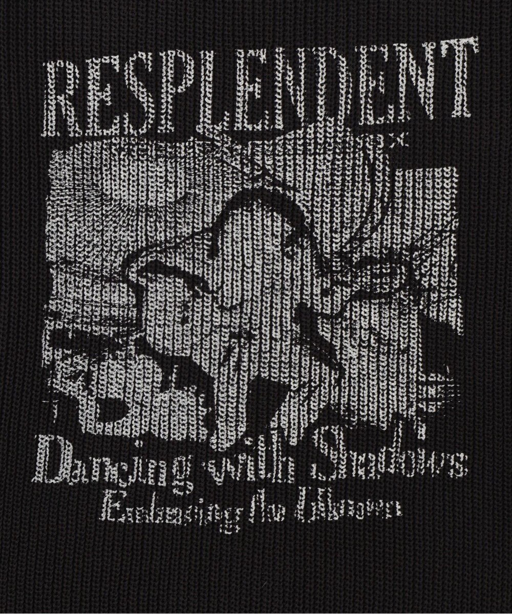 WEGO グラフィックダメージニットプルオーバー 