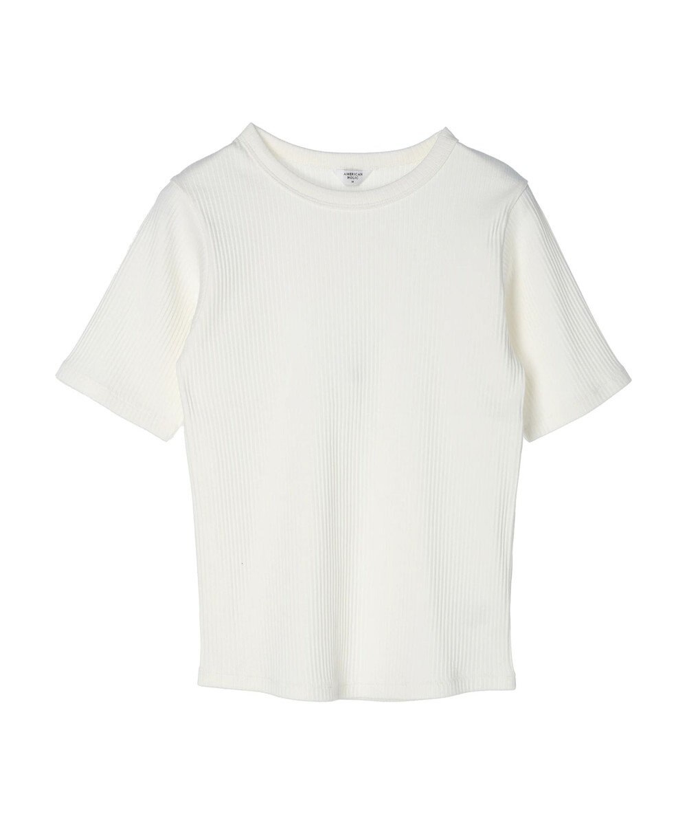 AMERICAN HOLIC 抗菌防臭針抜きテレコカットプルオーバー 