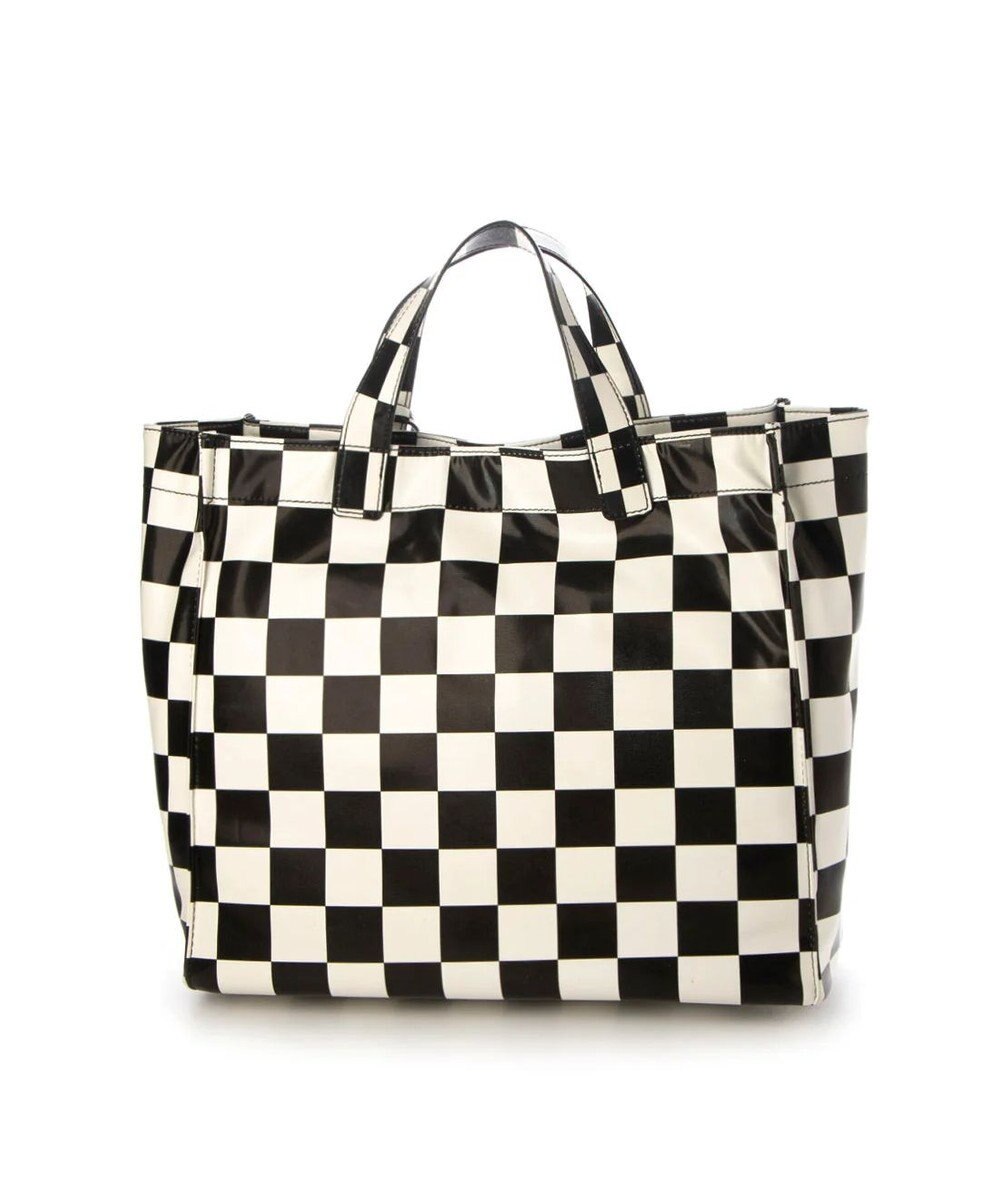 UNBILLION カシュカシュ cachecache / ソフトエナメルスクエア手提げトート 