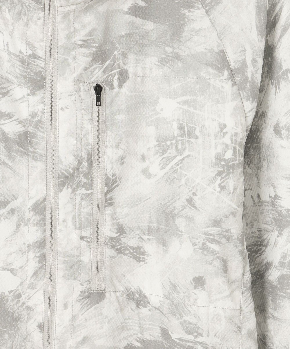 JOSEPH ABBOUD MOUNTAIN 【ストレッチ/軽量/ECO撥水/ポケッタブル】エンボスストレッチ パーカー 