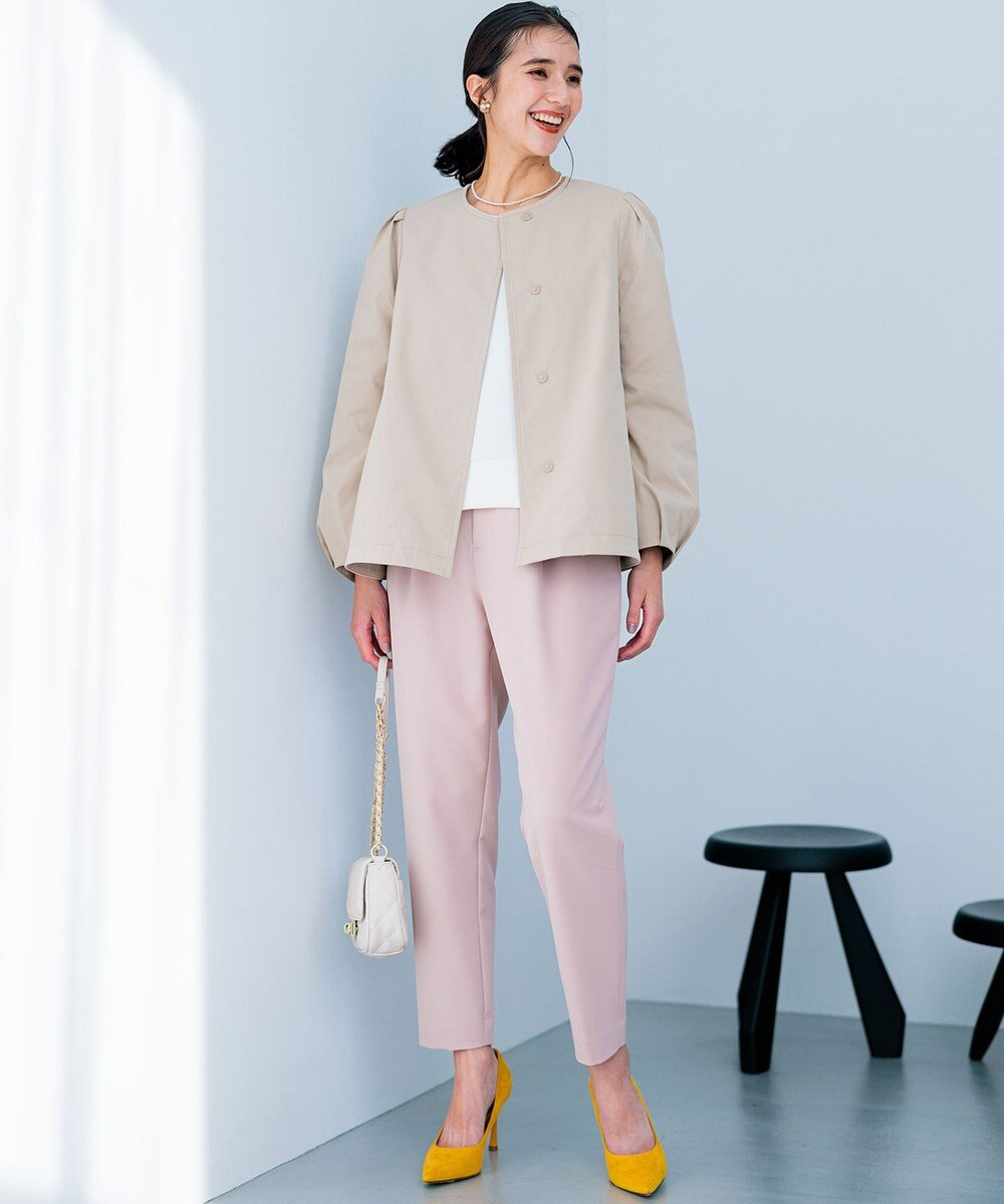 組曲 【WEB限定】パフスリーブ スウェットライクトップス 