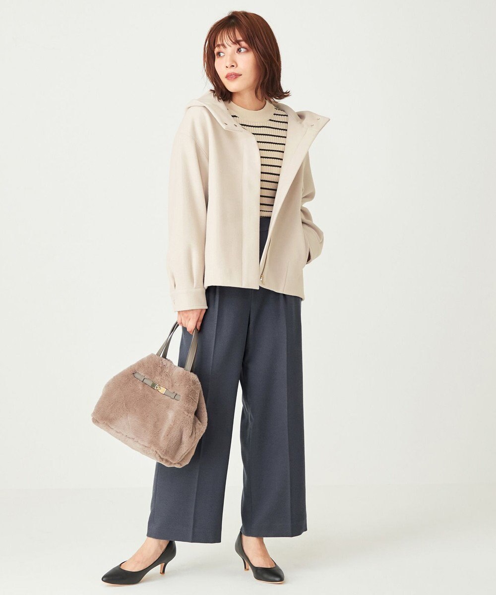 ANY SIS ウールライクショート アウター 