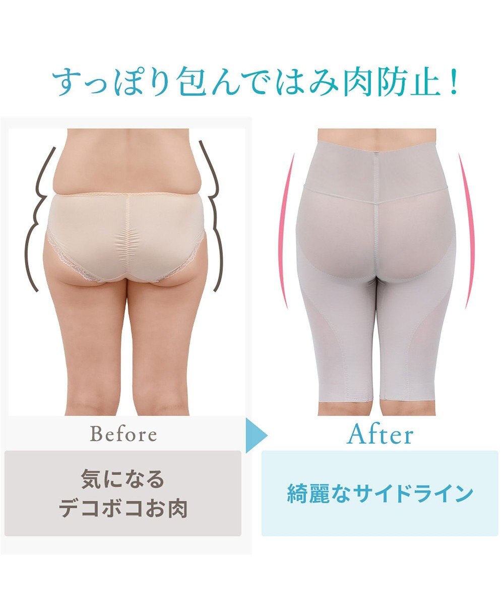 BRADELIS New York 【Yukine inc. 】ゆきねえモアソフト快適ホールドガードル24 接触冷感で汗をかいても快適補正 