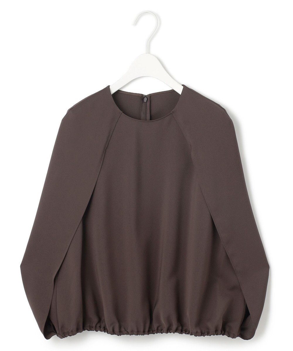 ICB L 【接触冷感・UVケア・吸水速乾・防シワ・洗える】 ドレープツイル ブラウス 