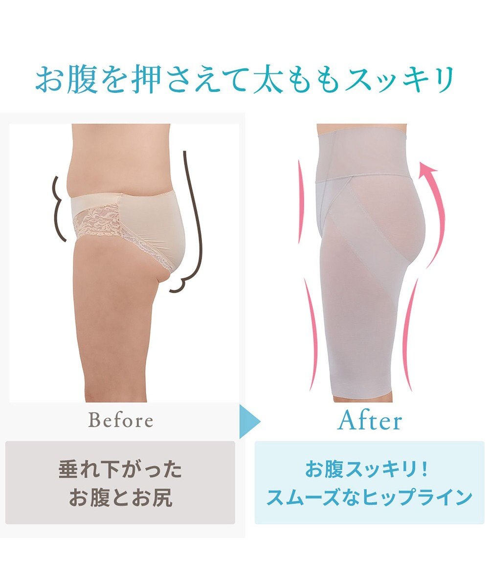 BRADELIS New York 【Yukine inc. 】ゆきねえモアソフト快適ホールドガードル24 接触冷感で汗をかいても快適補正 