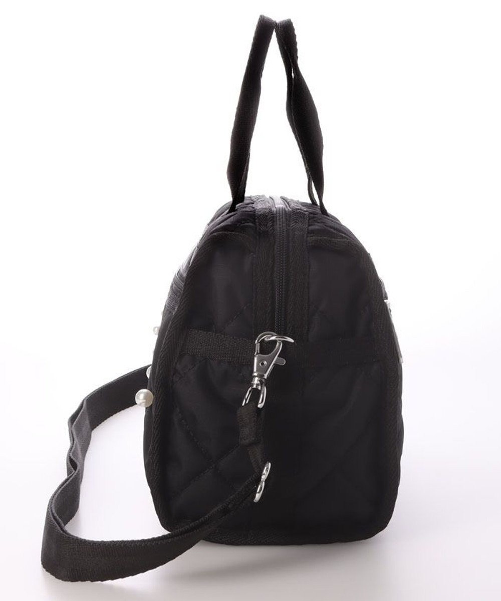 LeSportsac MINI DUFFLE W PEARLS/ブラックパール 