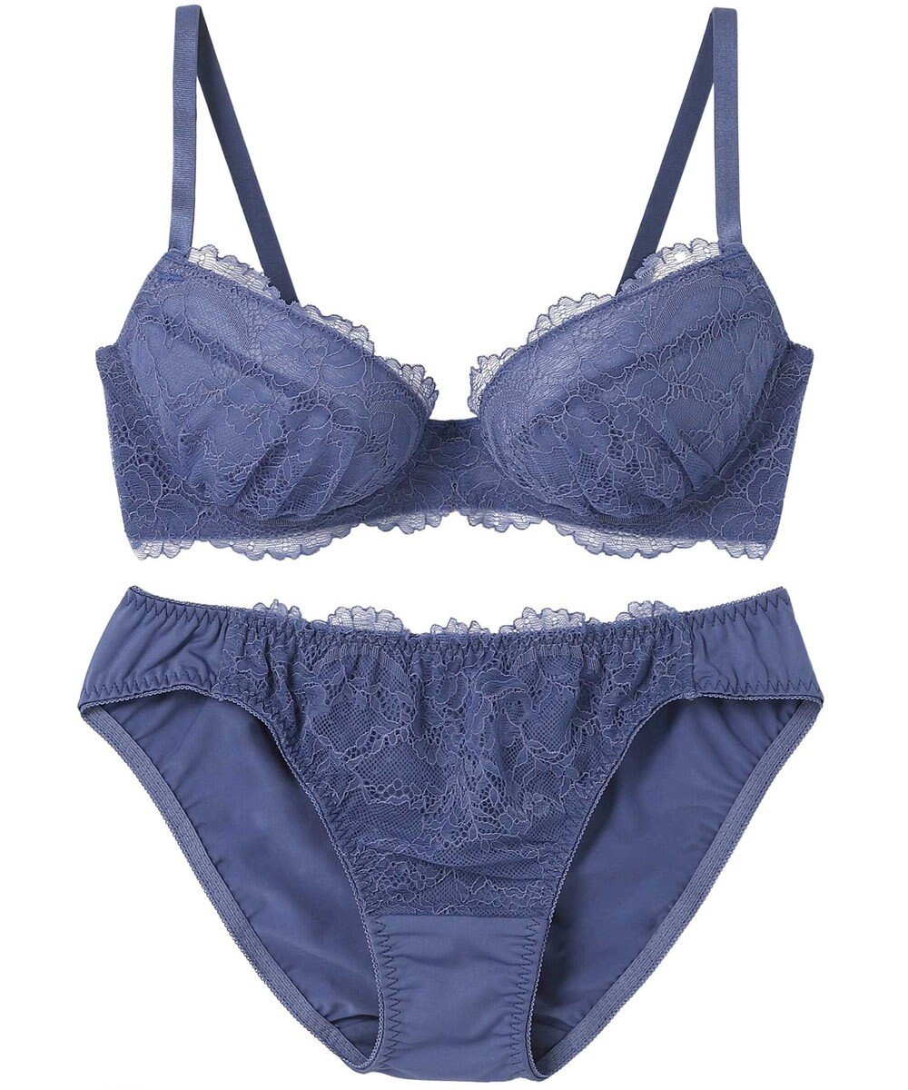 AMPHI ブラジャー ショーツセット まる胸メイク 推し活・推し事応援 Aカップあり 【ブラショーツセット】 上下セット ブラ BBJ201 アンフィ／ワコール 