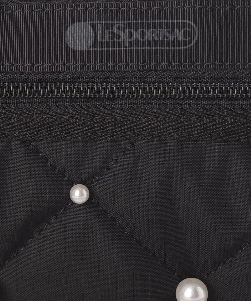 LeSportsac MINI DUFFLE W PEARLS/ブラックパール 