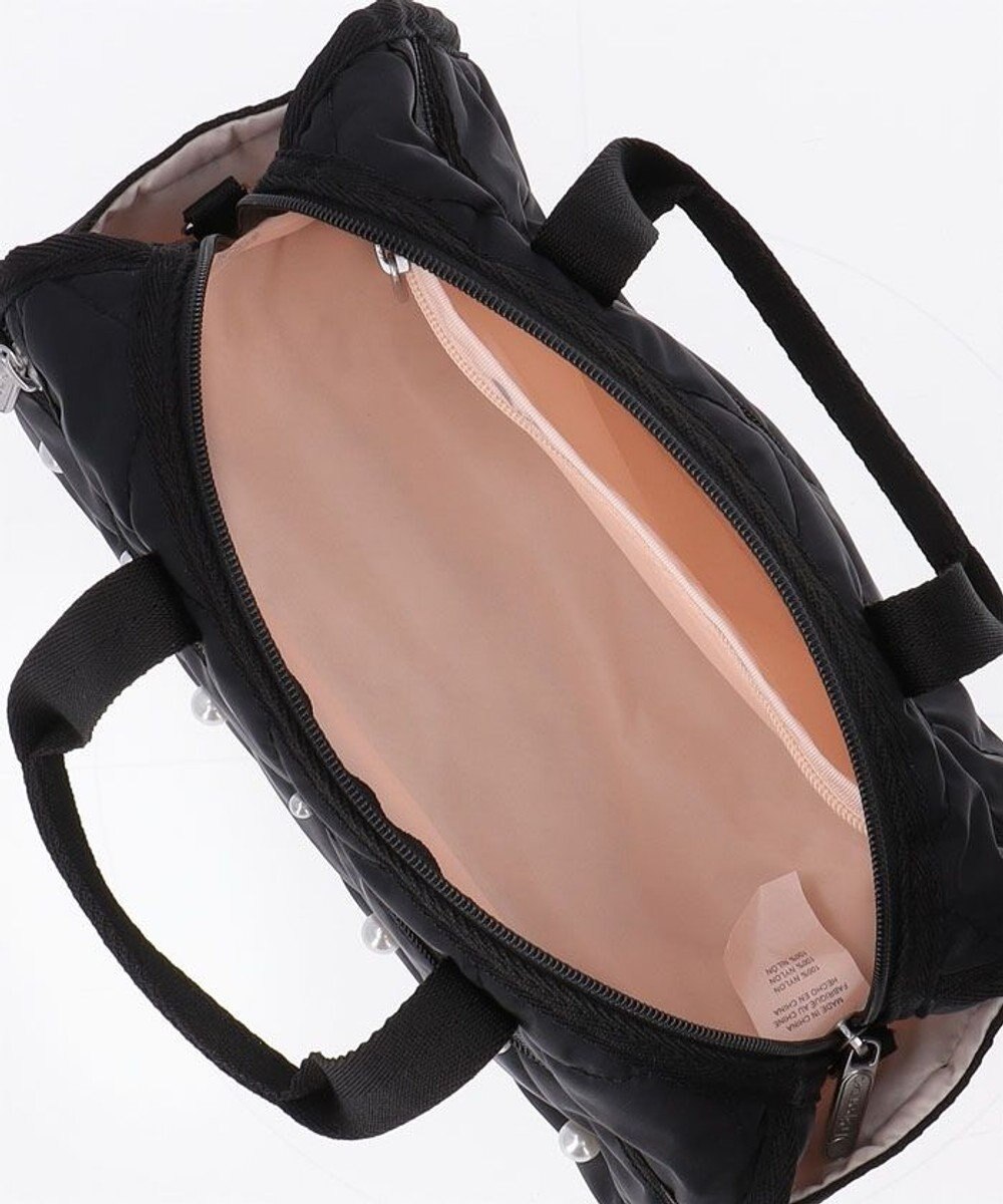 LeSportsac MINI DUFFLE W PEARLS/ブラックパール 