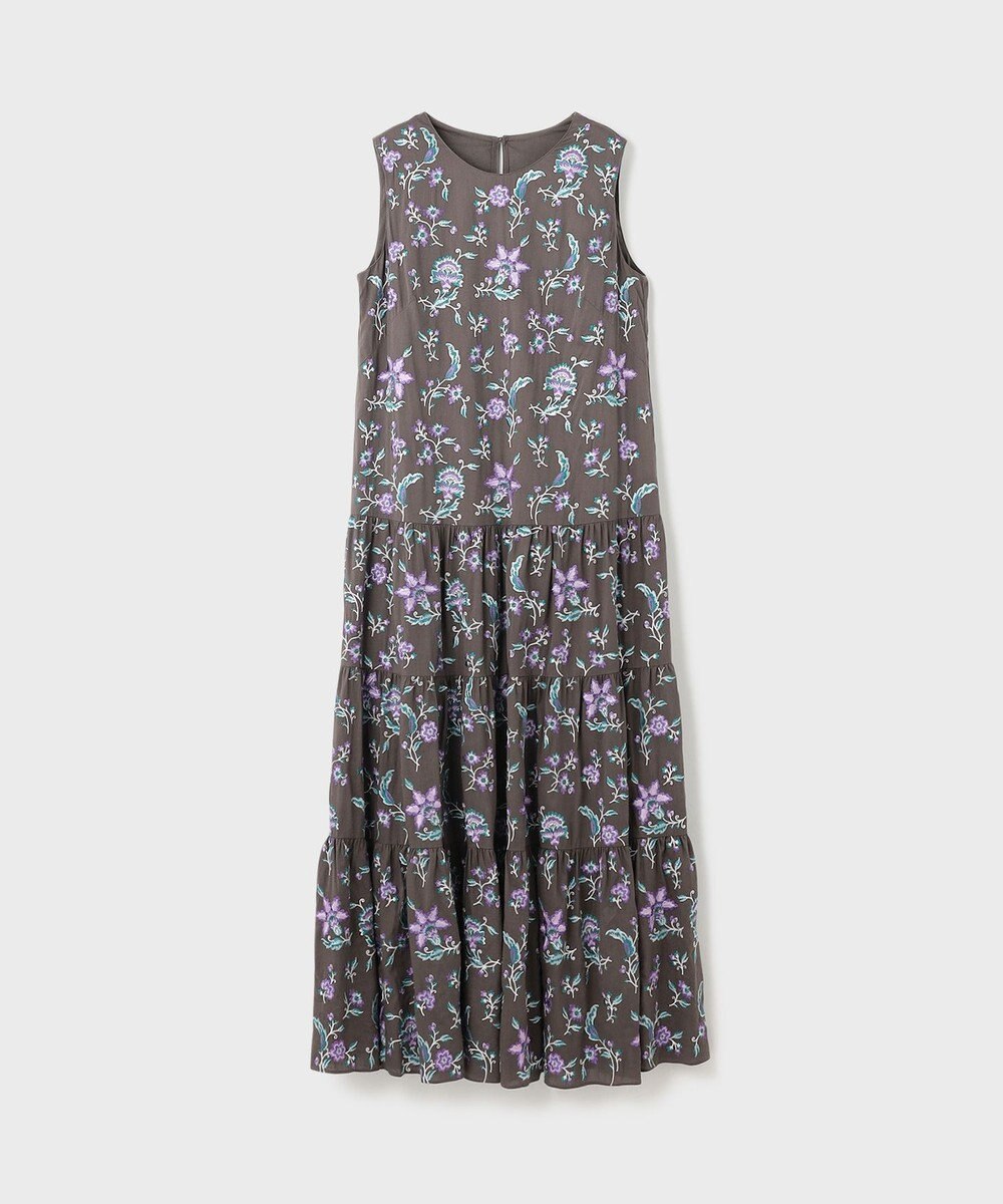 GRACE CONTINENTAL ティアードロングワンピース 