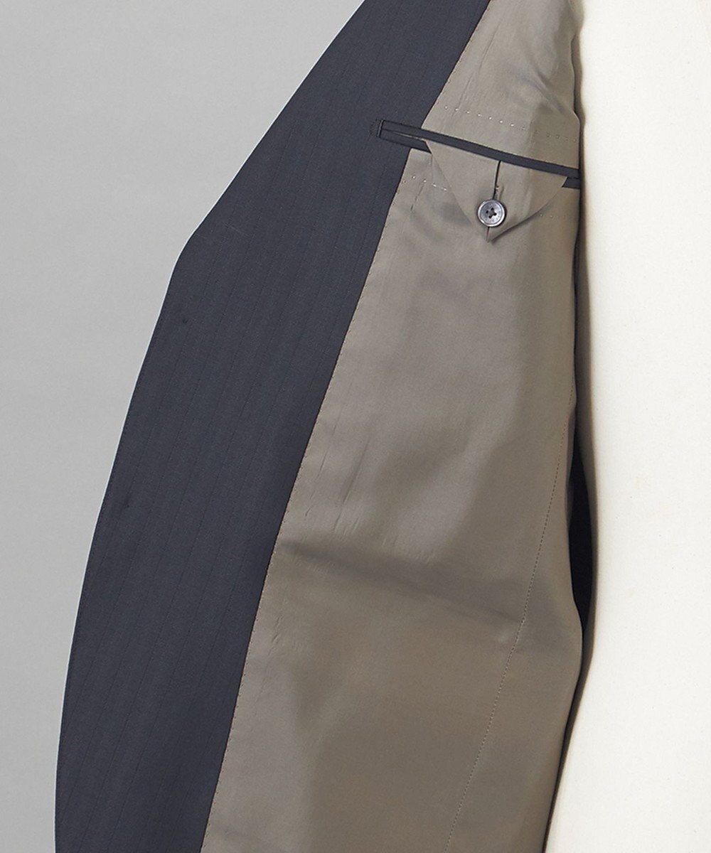 GOTAIRIKU 希少/五大陸限定【御幸毛織】コンパクトヤーン×SUPER120'sWOOL　グレー（ペーパープレス加工） 