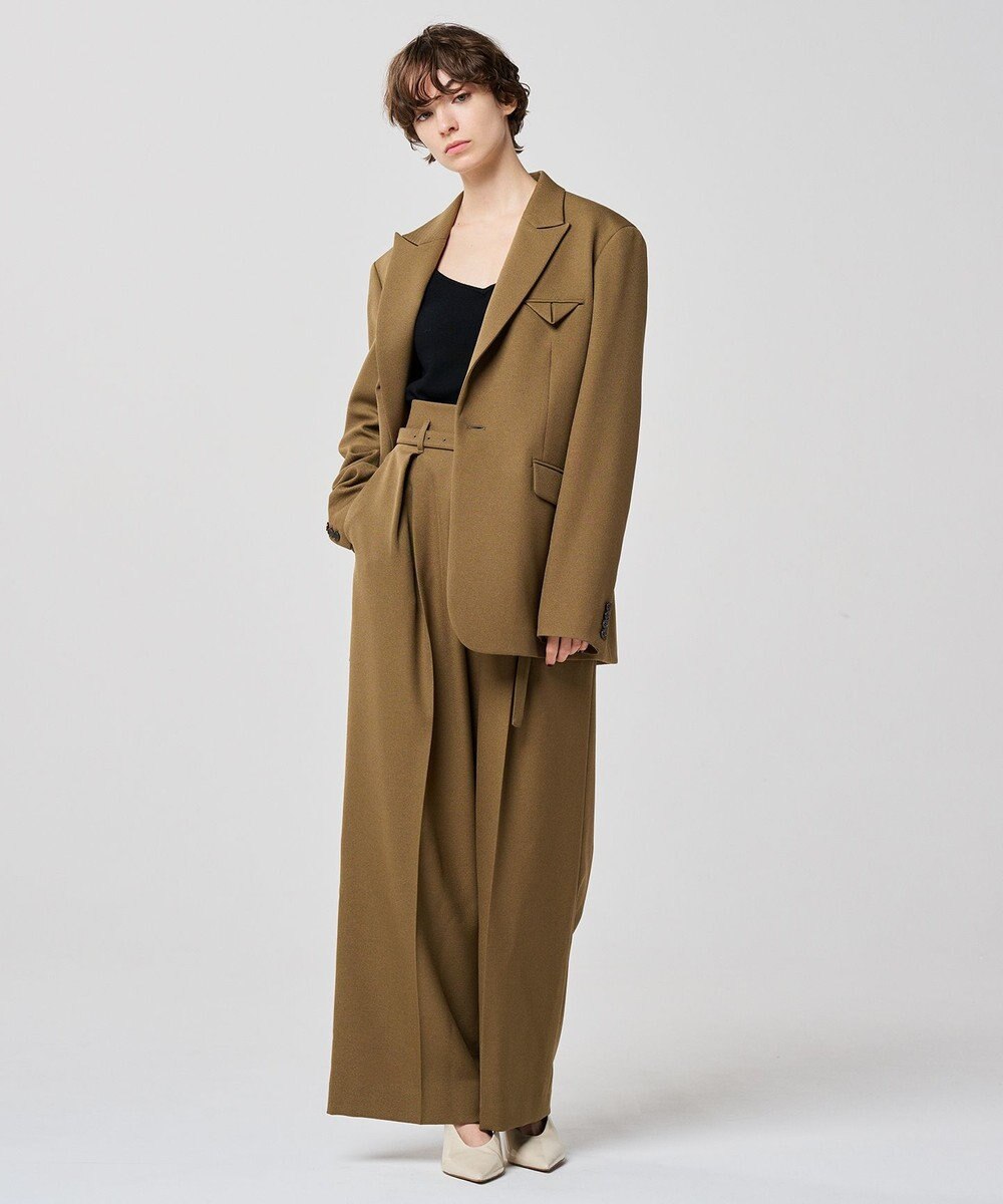 uncrave プレーンスーツ ワイドパンツ（uncrave WHITE） 