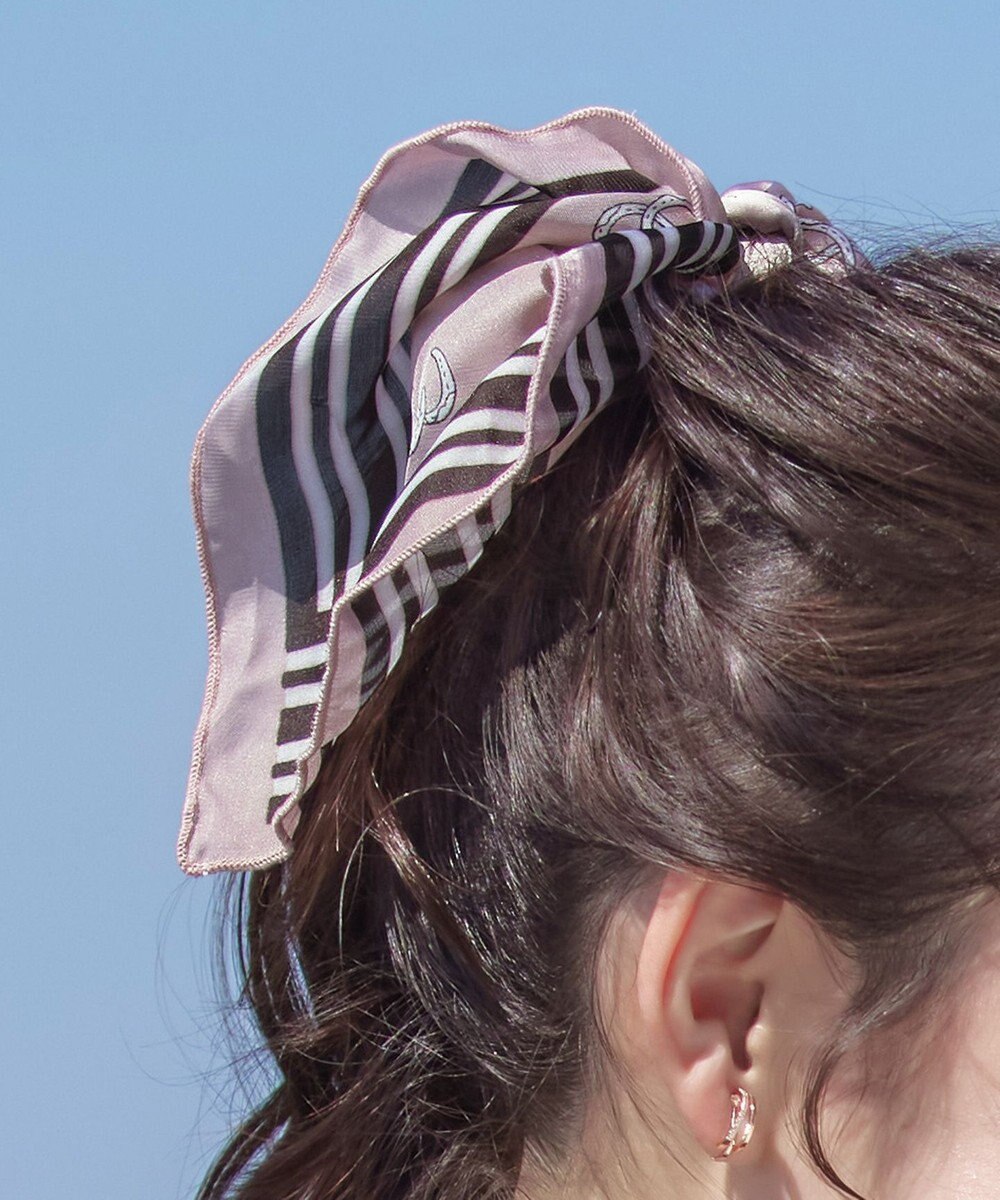 Tiaclasse 【2type】スカーフ柄シュシュ 