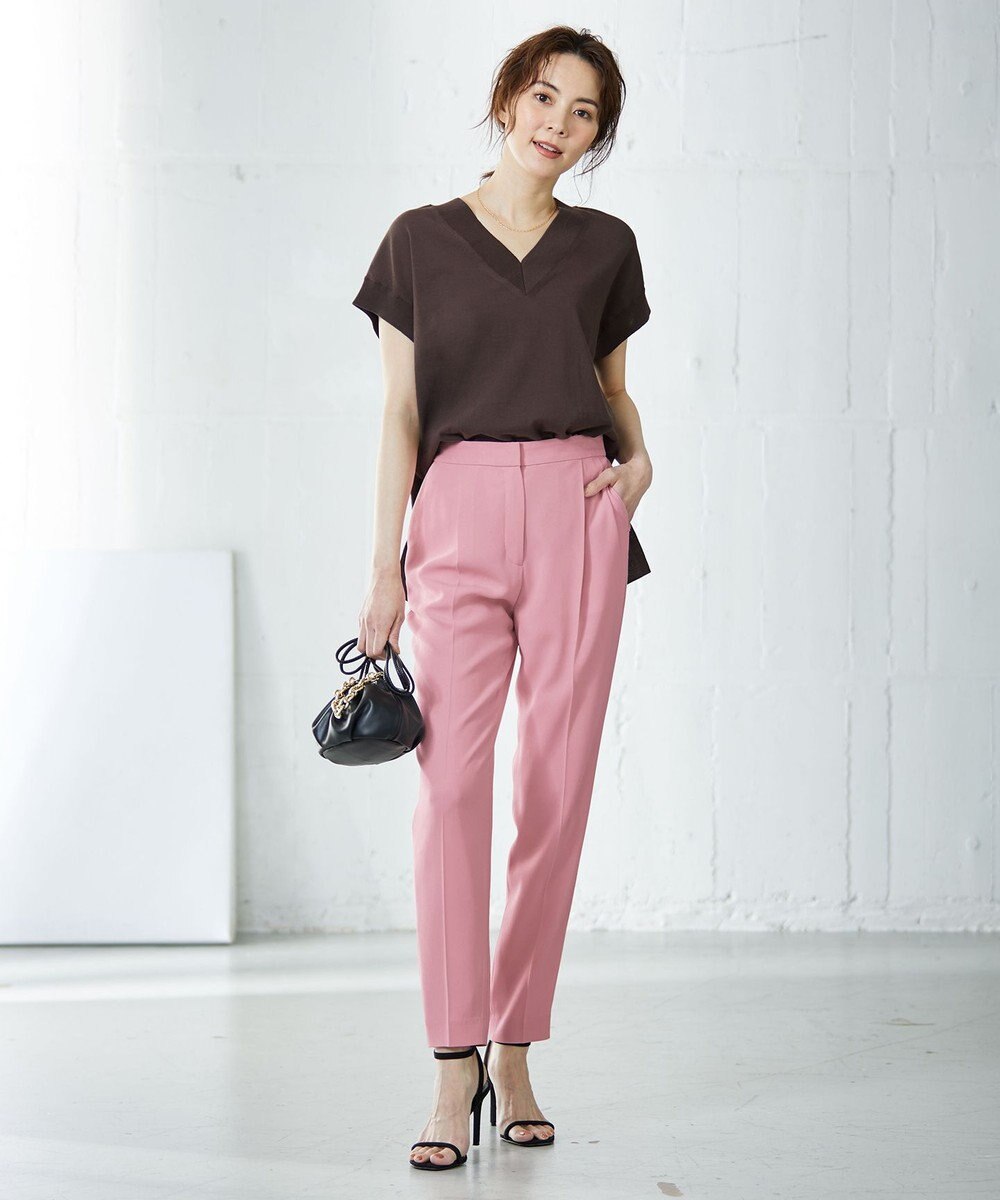 ICB 【洗える】 ガスコットンハイゲージ Vネックニット 