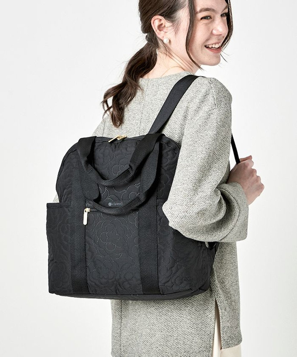 DOUBLE TROUBLE BACKPACK/パフィーブロッサムズ / LeSportsac