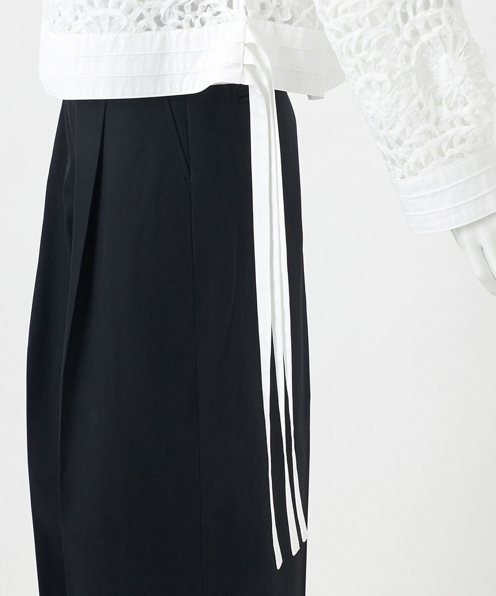 23区 【GOLD LABEL】オーガンジーテープエンブロイダリー ブラウス 