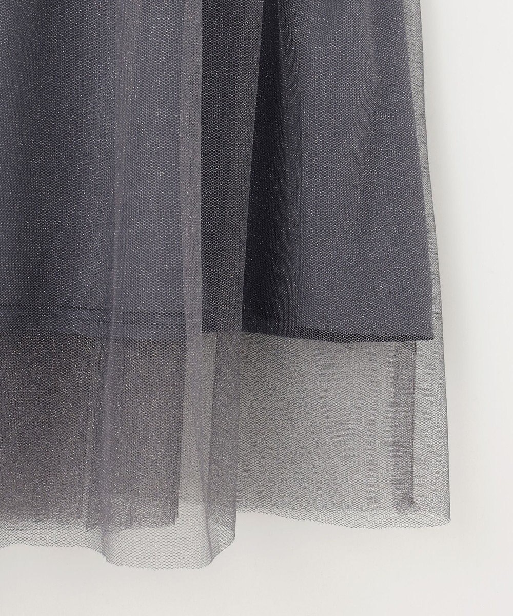 Feroux 【洗える】ラメチュール スカート 