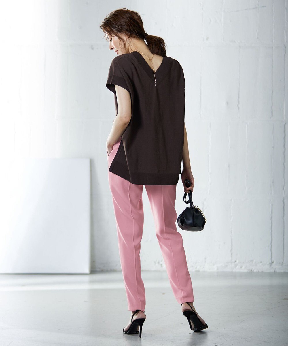 ICB 【洗える】 ガスコットンハイゲージ Vネックニット 