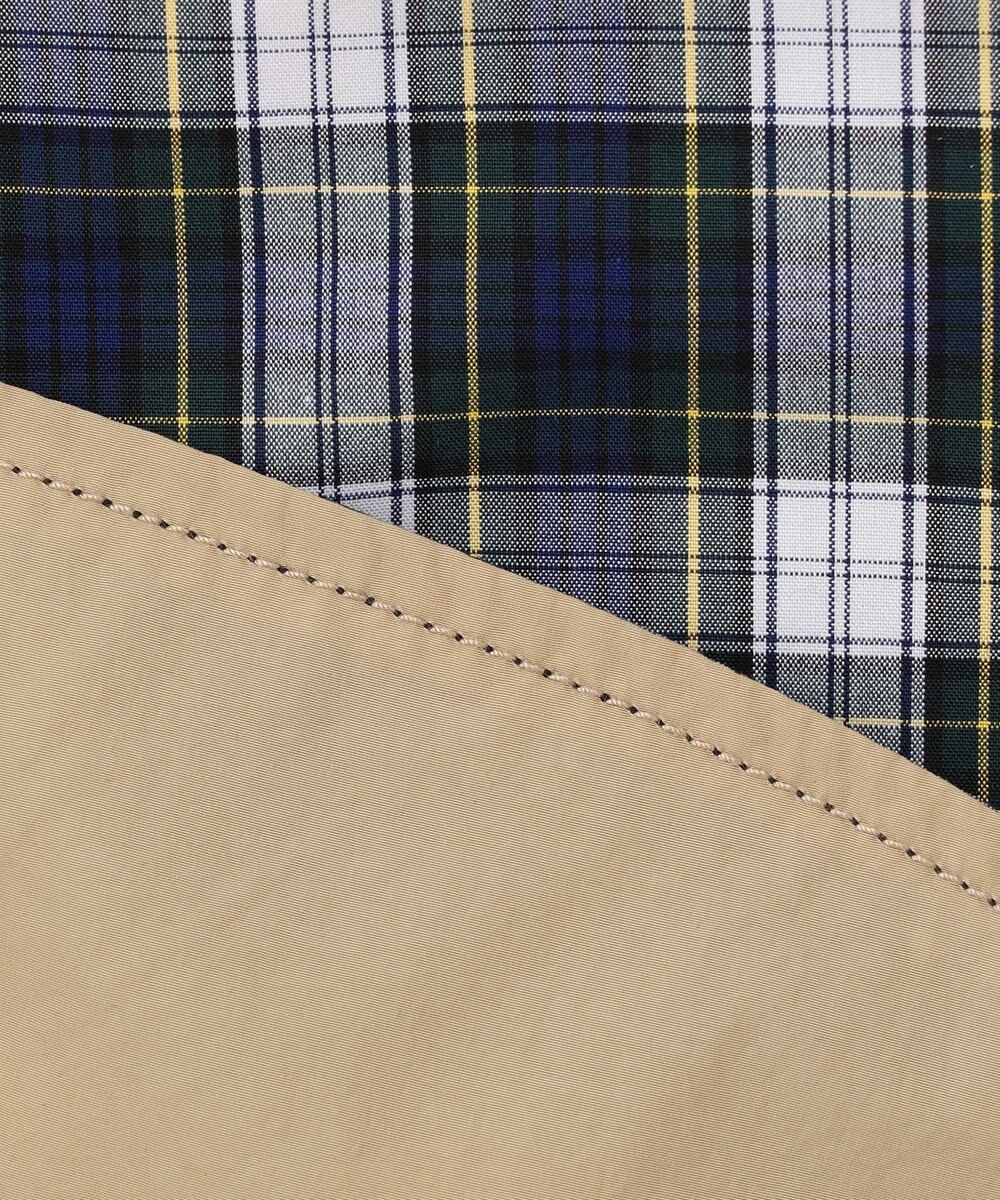 J.PRESS MEN マルチチェック×ナイロンタフタワッシャー リバーシブルシャツ 