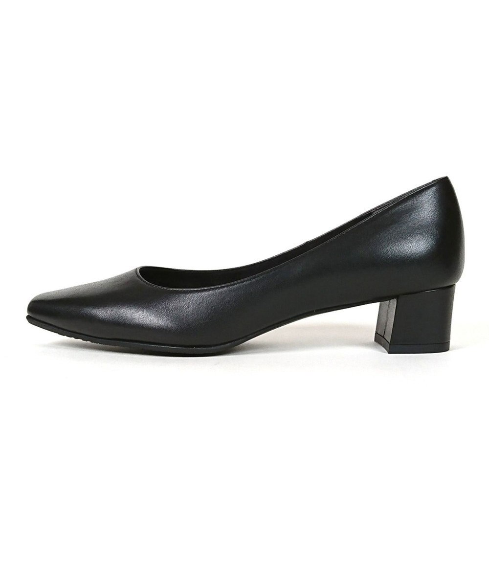 Dominic3 晴雨兼用 スクエアトゥ レザーパンプス 