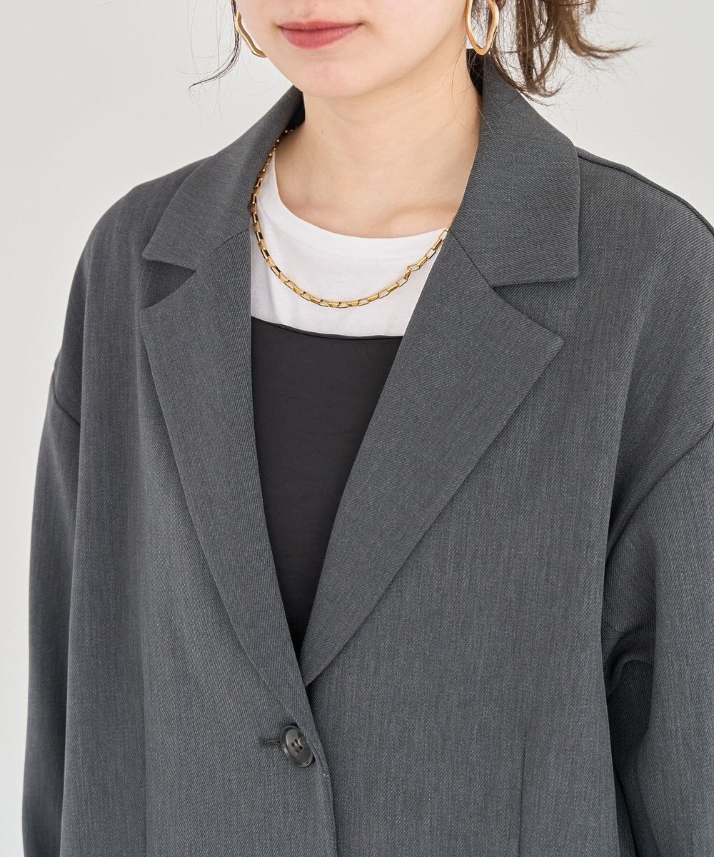 Green Parks ・ＥＬＥＮＣＡＲＥ　ＤＵＥ　袖コード刺繍ジャケッ 