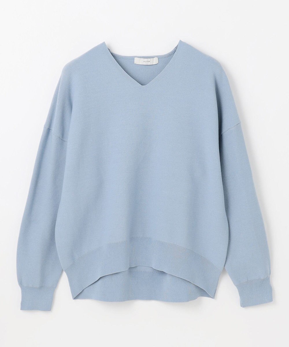 ANY 【5色展開】Ｖネックガーターニットプルオーバー 