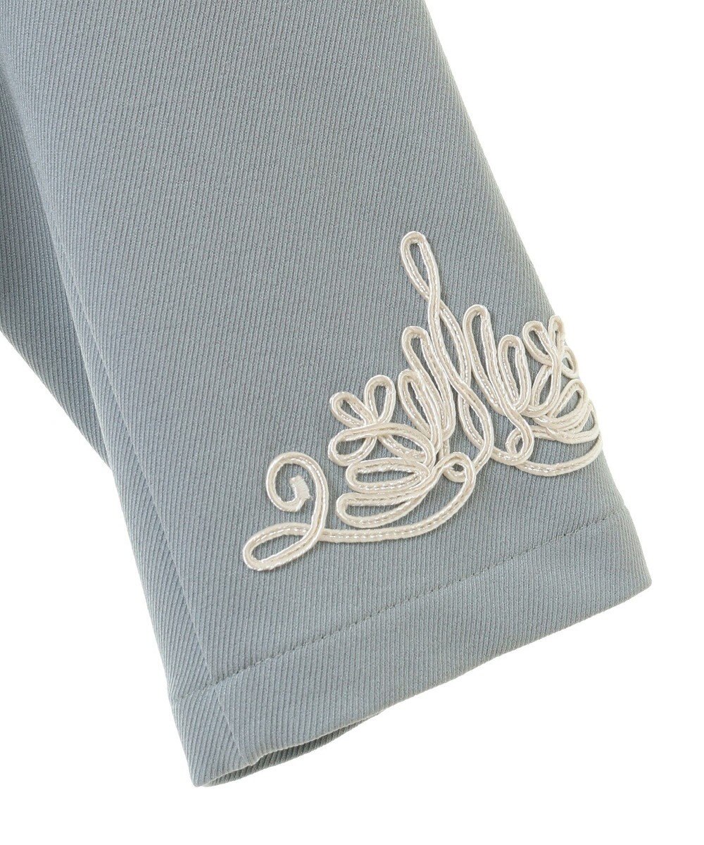 Green Parks ・ＥＬＥＮＣＡＲＥ　ＤＵＥ　袖コード刺繍ジャケッ 