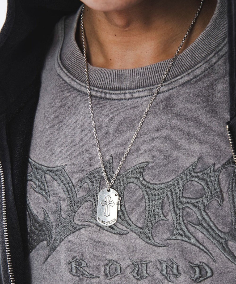 WEGO Mモチーフドッグタグネックレス 