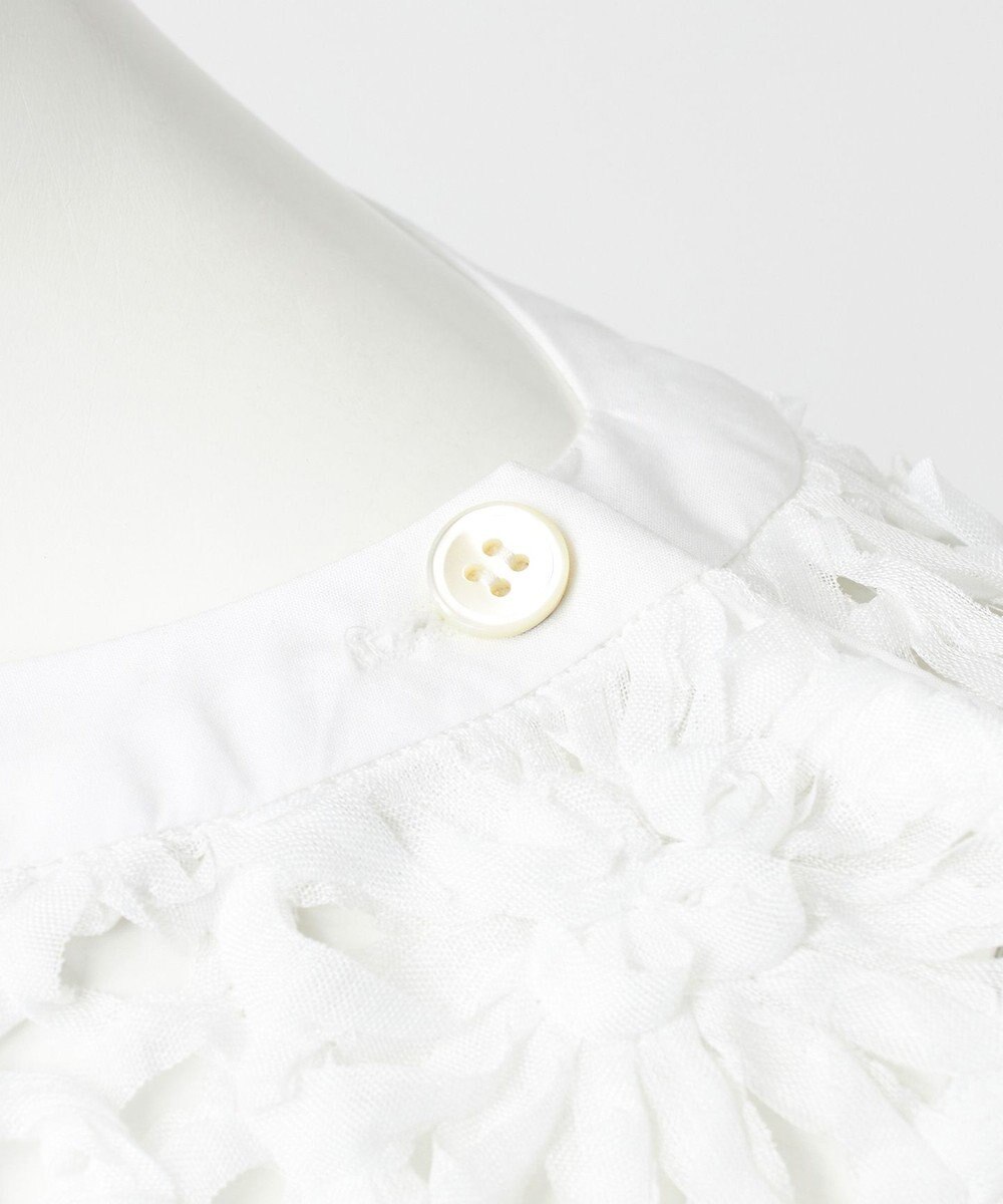 23区 【GOLD LABEL】オーガンジーテープエンブロイダリー ブラウス 