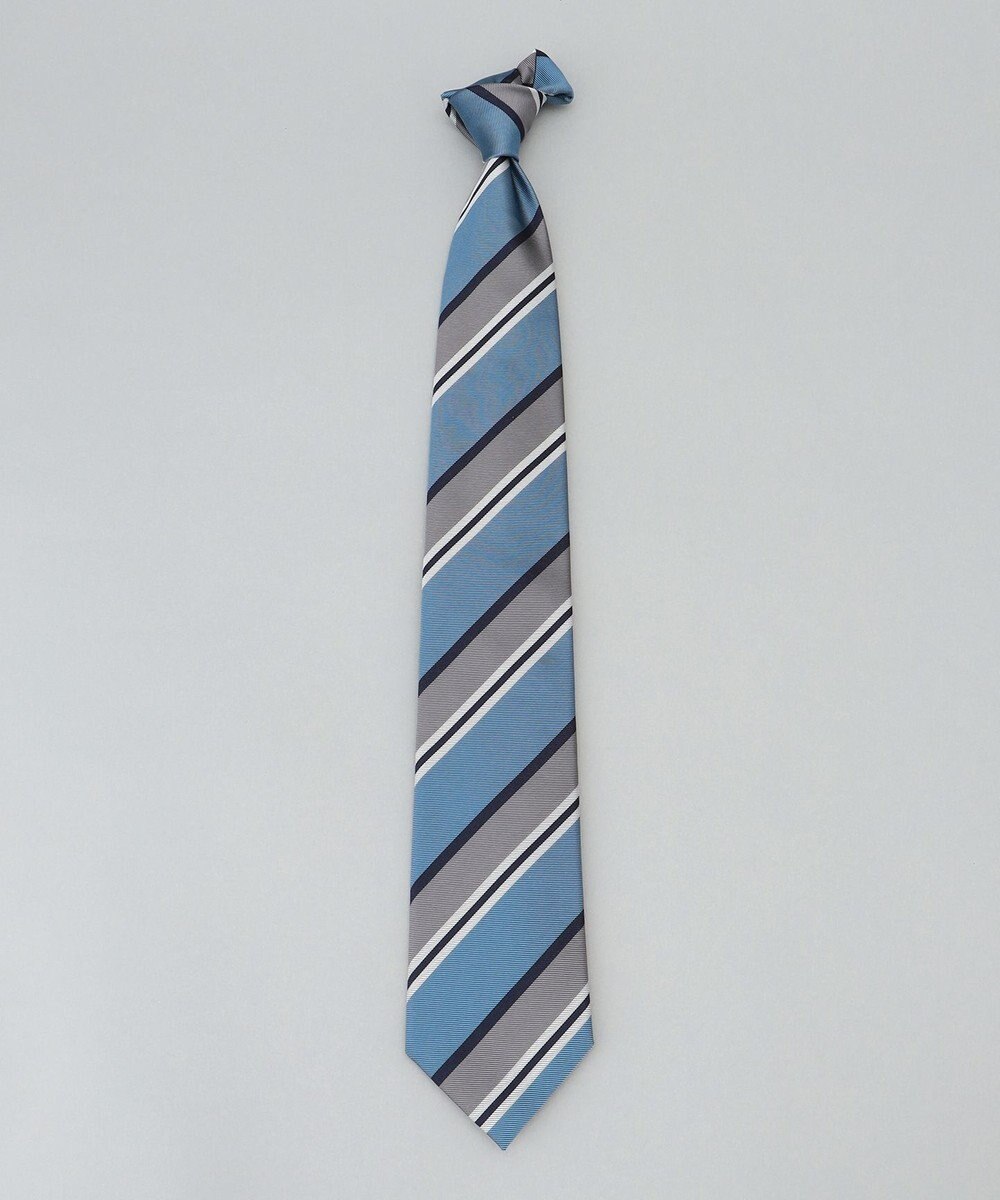 GOTAIRIKU 日本縫製/オリジナル柄【Fermo Fossati】ネクタイ_レジメンタル 