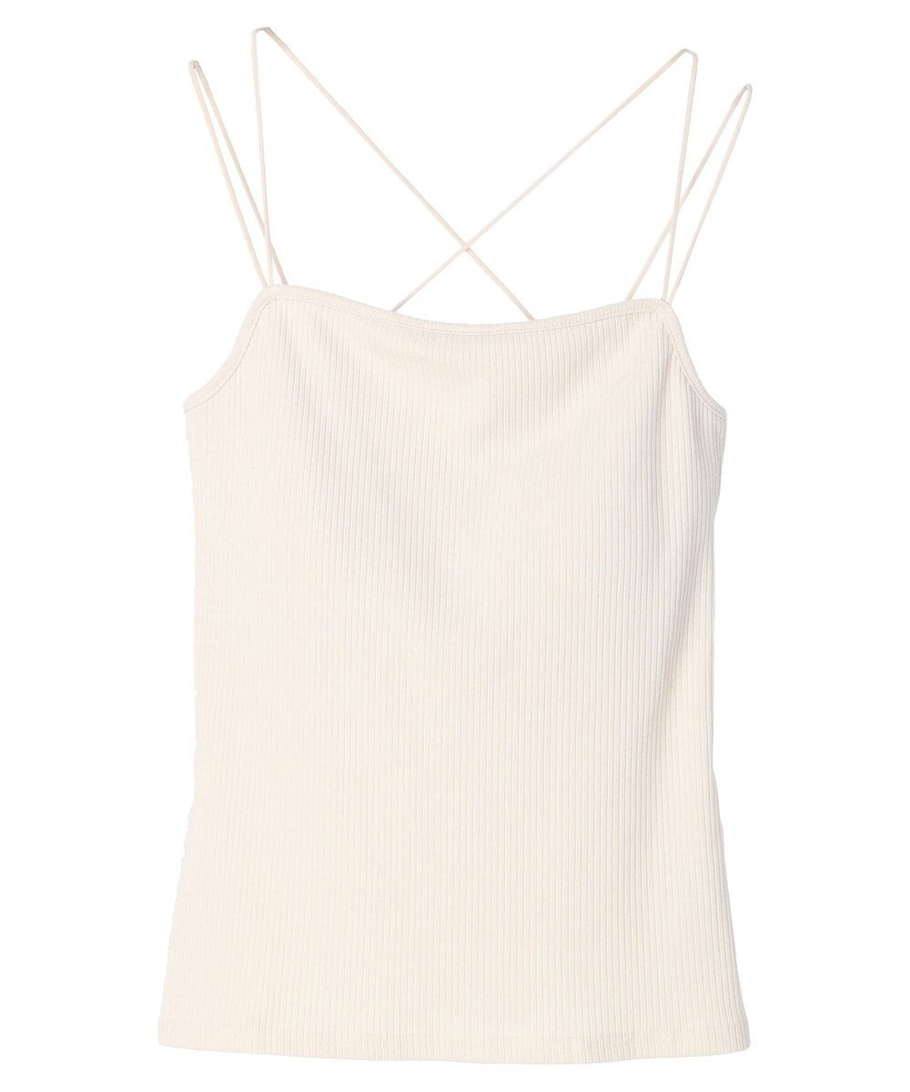 Green Parks カップ付きマルチストラップキャミ 