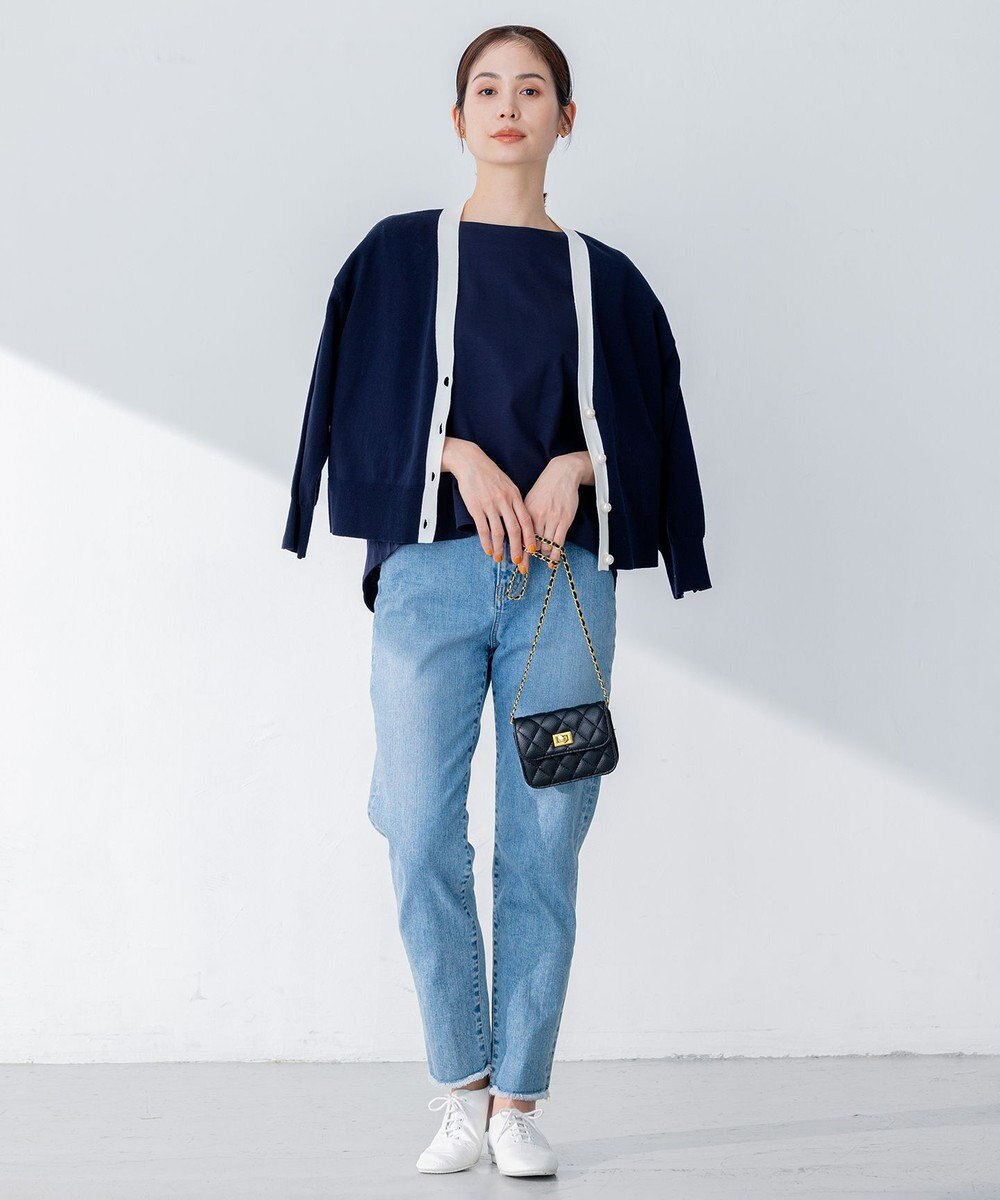 組曲 S 【アンサンブル対応可】CHAIニット バイカラーカーディガン 